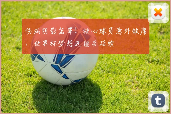 伤病阴影笼罩!核心球员意外缺席,世界杯梦想还能否延续